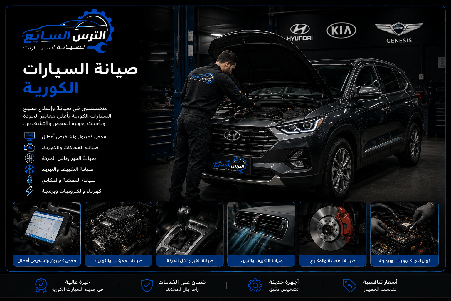 صيانة السيارات الكورية